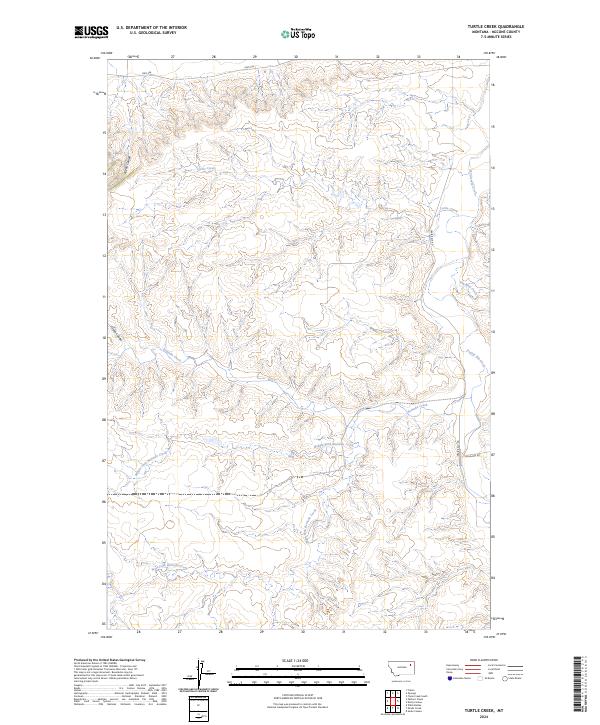 USGS Topographic Map – Turtle Creek