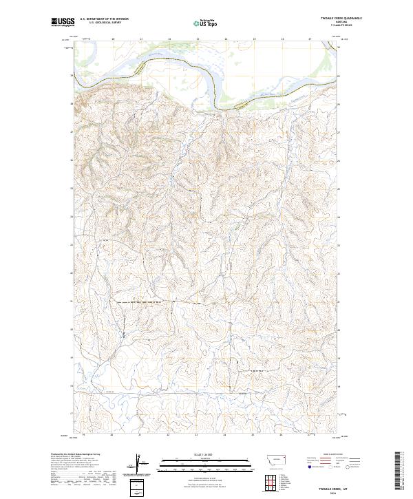 USGS Topographic Map – Twomile Creek