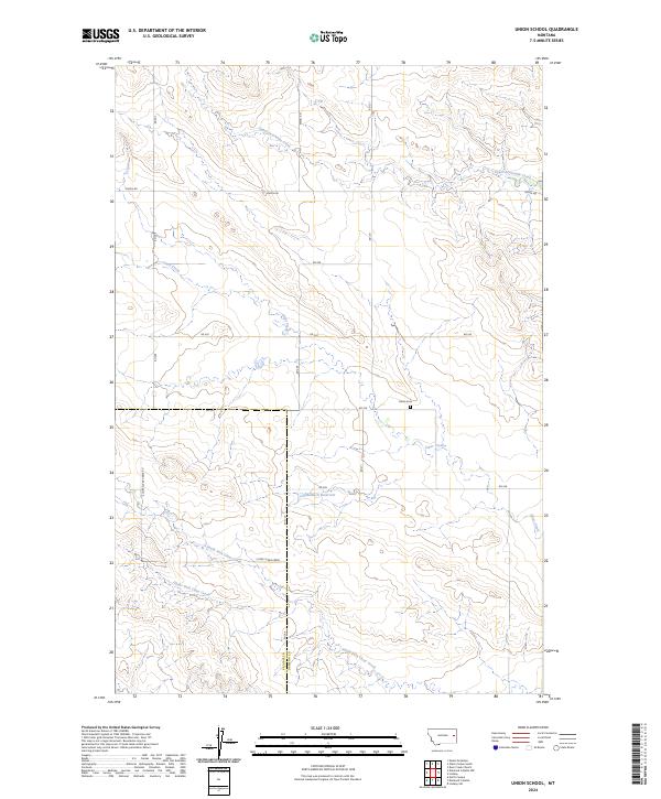 USGS Topographic Map – Union School