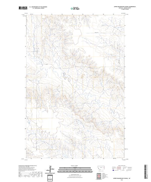 USGS Topographic Map – Upper Cracker Box School