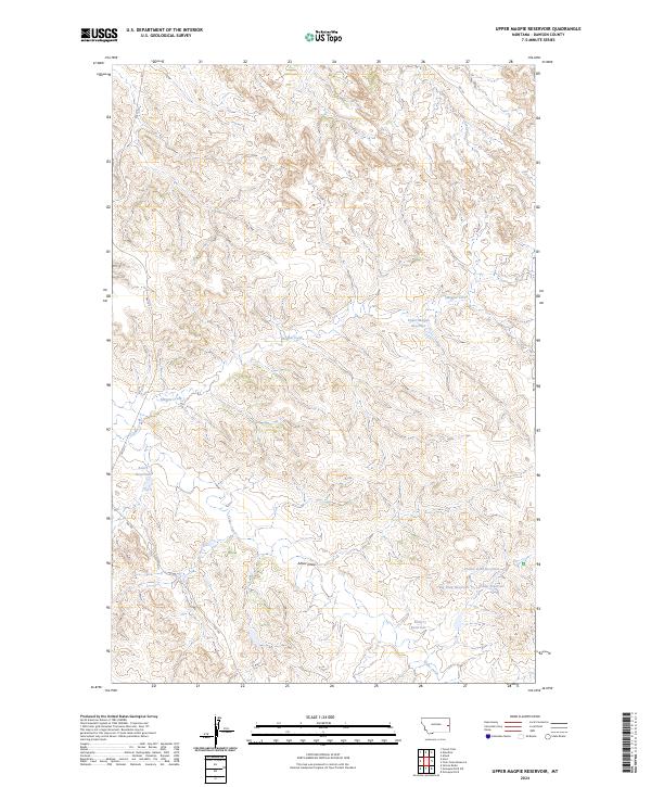 USGS Topographic Map – Upper Magpie Reservoir