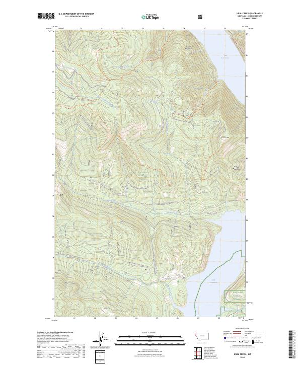 USGS Topographic Map – Ural Creek