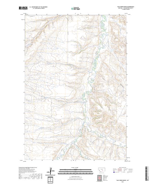 USGS Topographic Map – Vale Creek Ranch