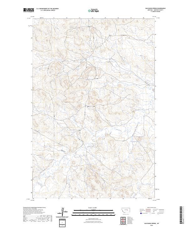 USGS Topographic Map – Van Dusen Spring