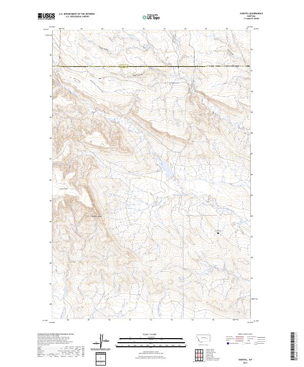 USGS Topographic Map – Vanstel