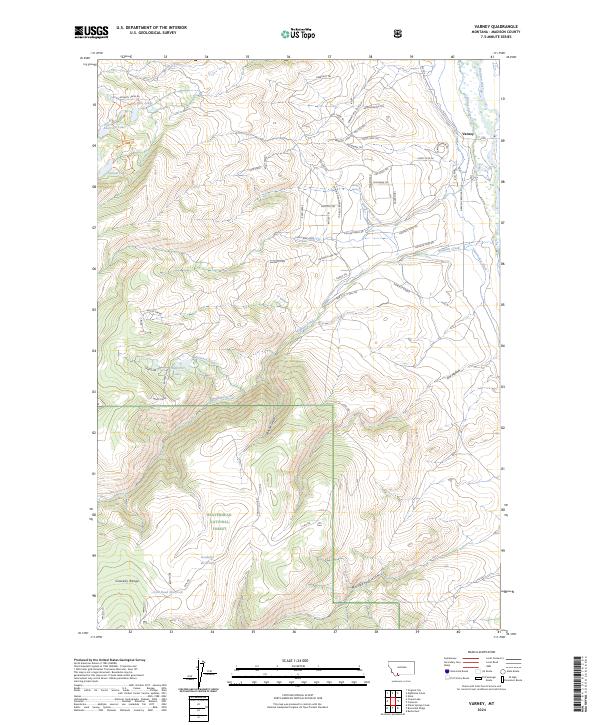 USGS Topographic Map – Varney