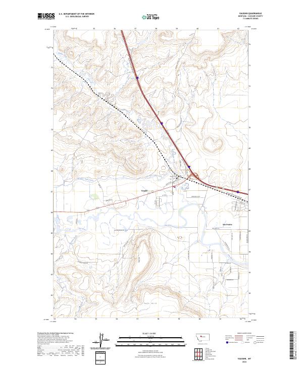 USGS Topographic Map – Vaughn