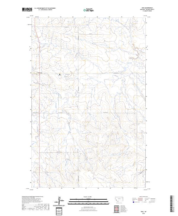 USGS Topographic Map – Vida