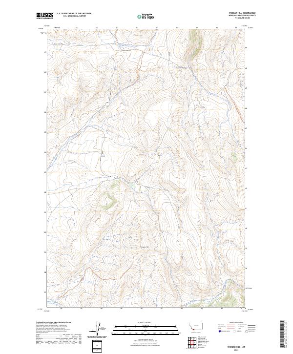 USGS Topographic Map – Vinegar Hill