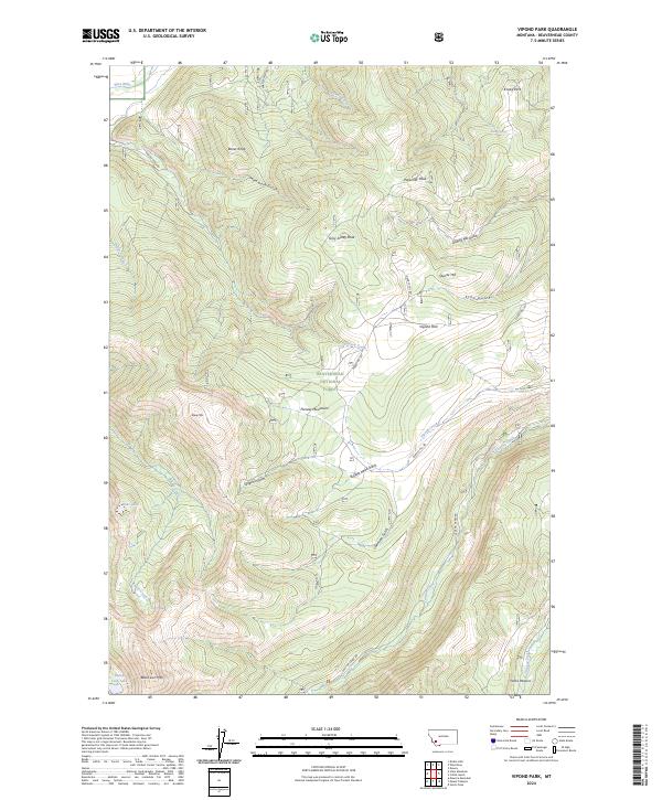 USGS Topographic Map – Vipond Park