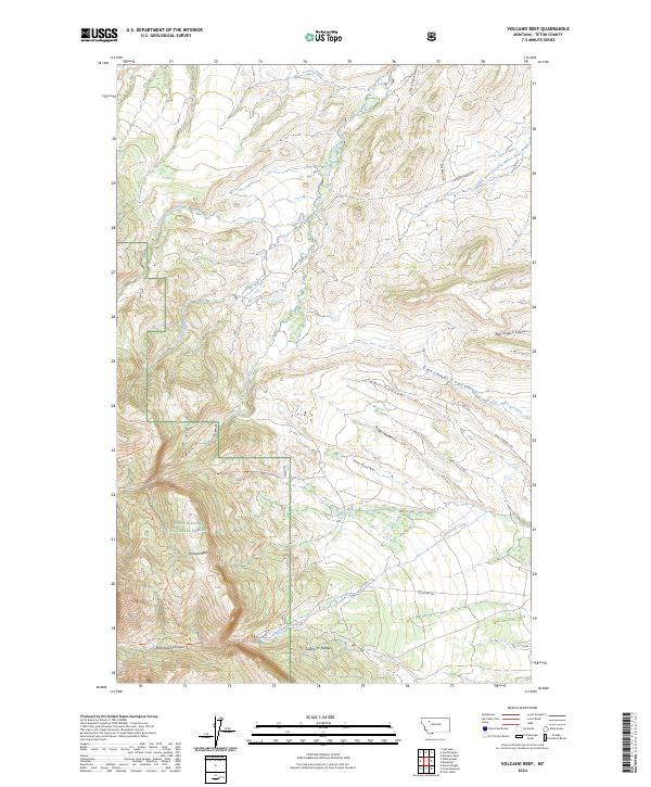 USGS Topographic Map – Volcano Reef