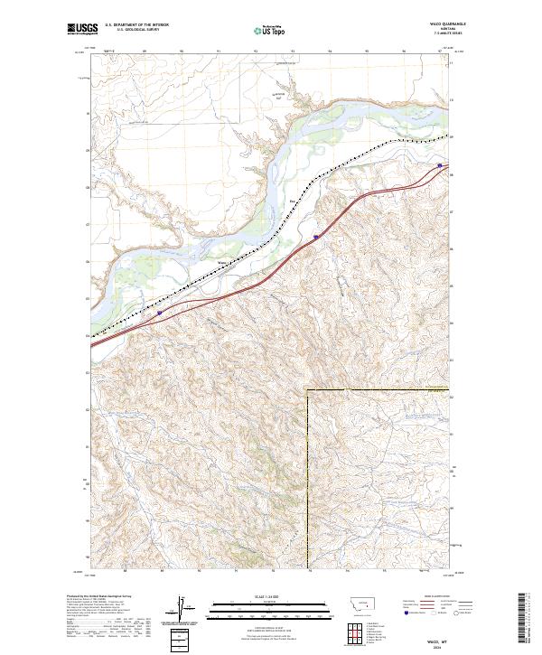 USGS Topographic Map – Waco