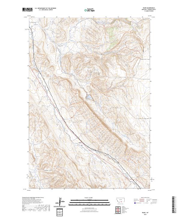 USGS Topographic Map – Wade