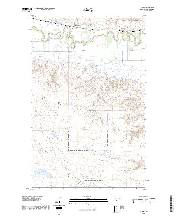 USGS Topographic Map – Wagner