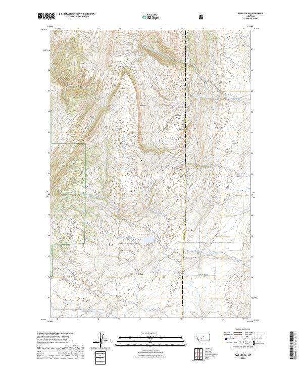 USGS Topographic Map – Wallrock