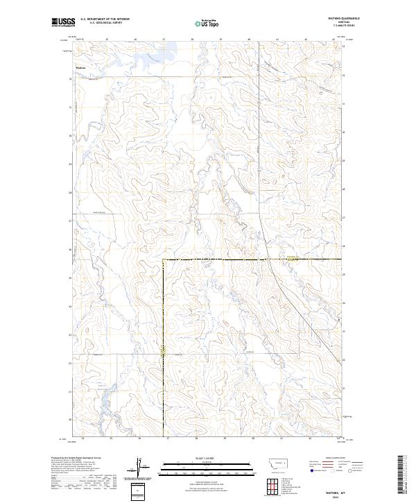 USGS Topographic Map – Watkins
