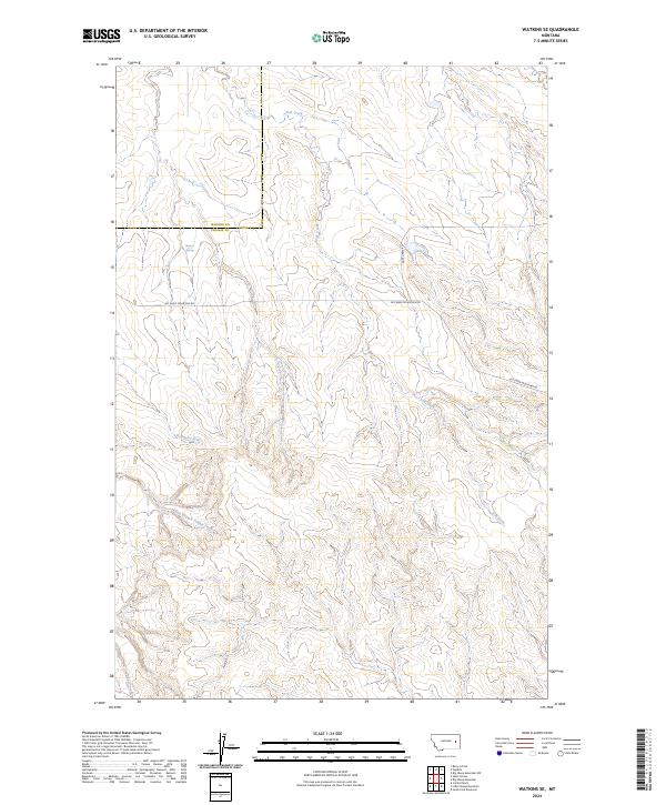 USGS Topographic Map – Watkins SE