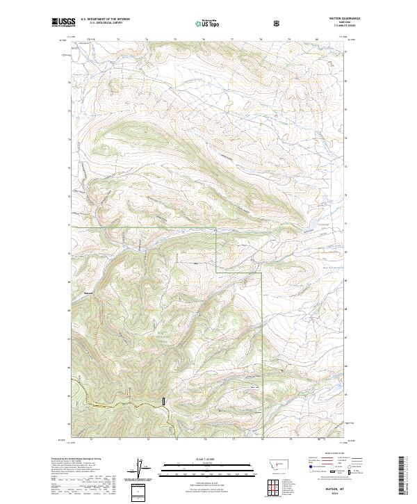 USGS Topographic Map – Watson