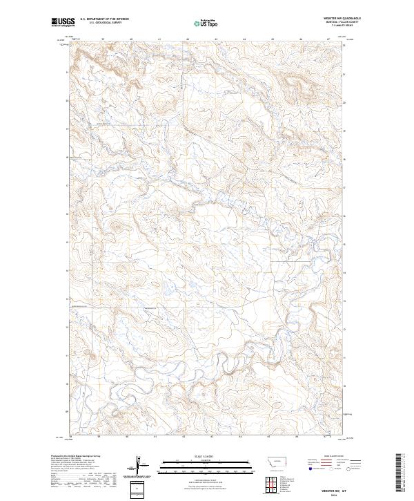 USGS Topographic Map – Webster NW
