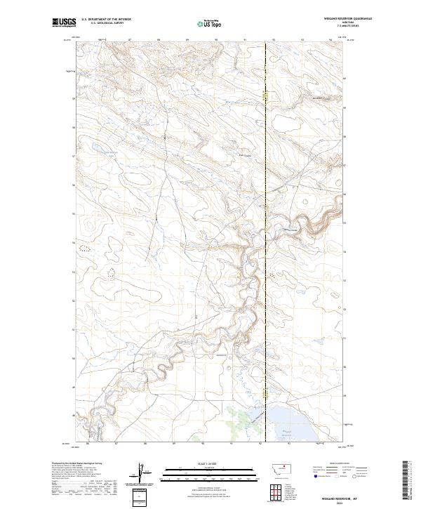 USGS Topographic Map – Weigand Reservoir