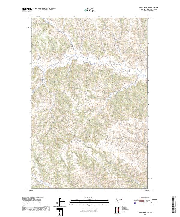 USGS Topographic Map – Weingart Place