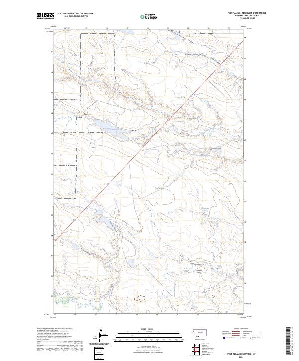 USGS Topographic Map – West Alkali Reservoir