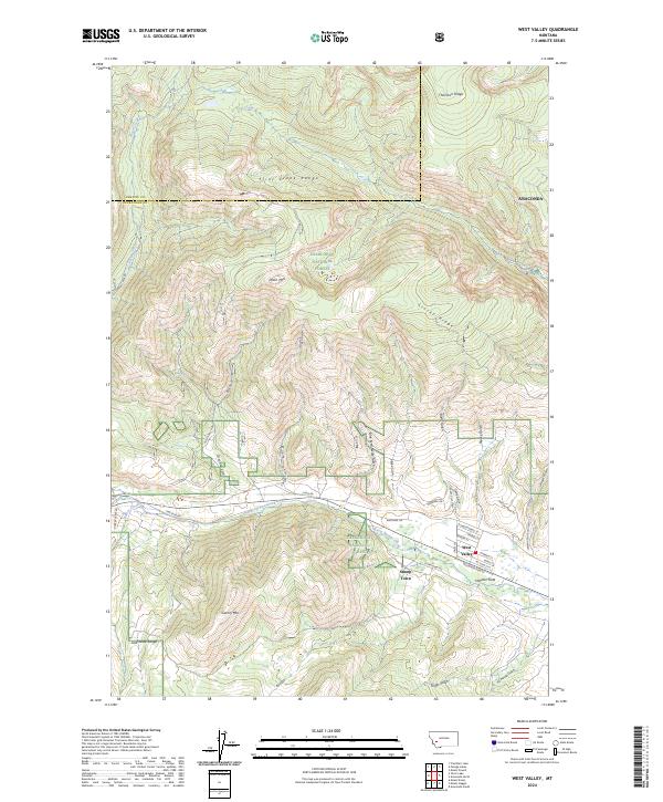 USGS Topographic Map – West Valley