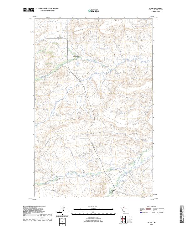 USGS Topographic Map – Wetzel