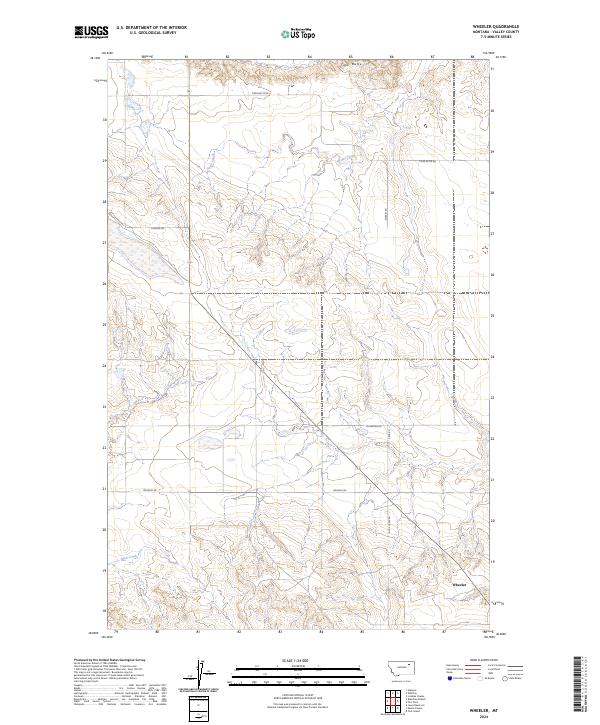 USGS Topographic Map – Wheeler