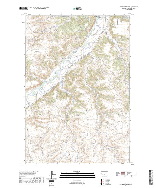 USGS Topographic Map – Whitebird School