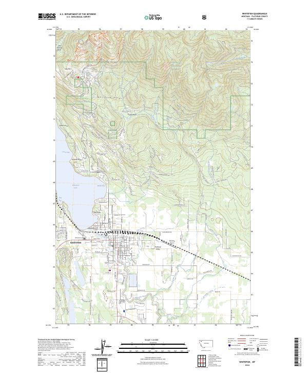 USGS Topographic Map – Whitefish