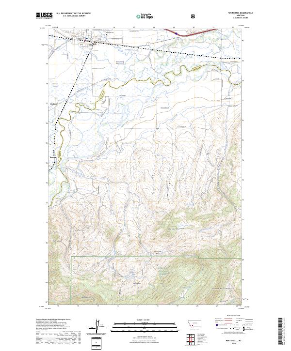 USGS Topographic Map – Whitehall