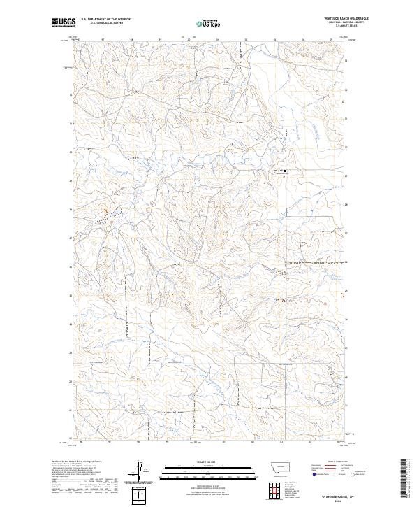 USGS Topographic Map – Whiteside Ranch