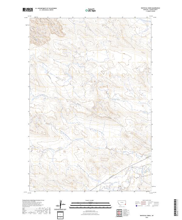 USGS Topographic Map – Whitetail Creek