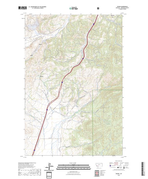 USGS Topographic Map – Wickes