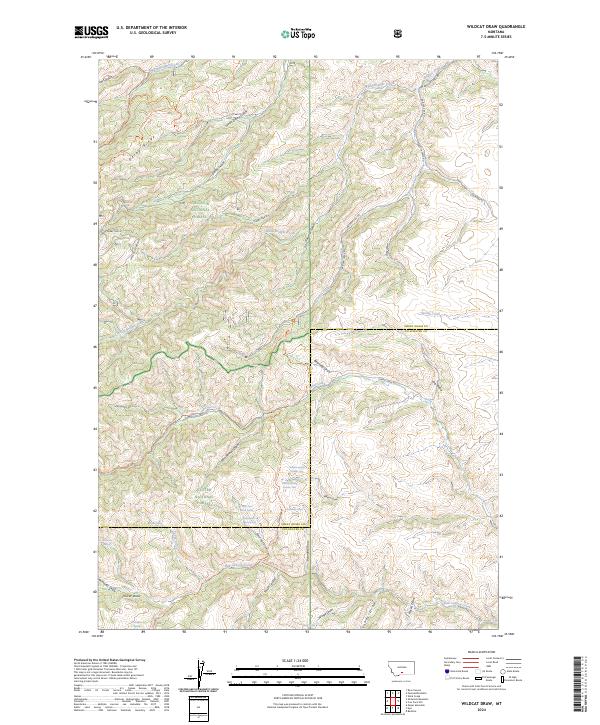 USGS Topographic Map – Wildcat Draw