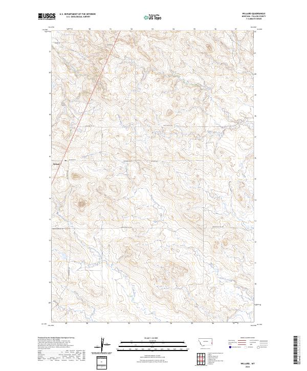 USGS Topographic Map – Willard