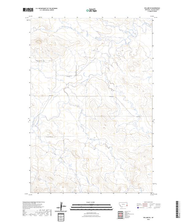 USGS Topographic Map – Willard SE