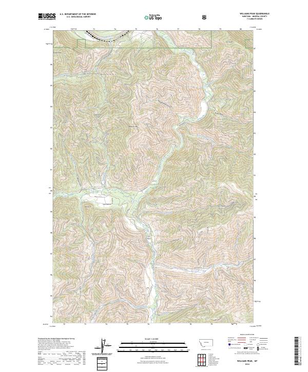 USGS Topographic Map – Williams Peak