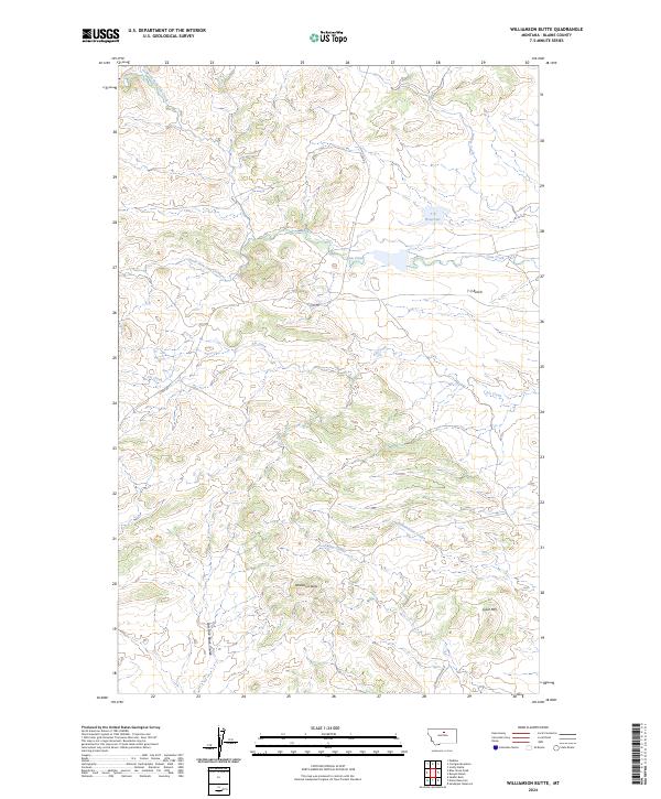 USGS Topographic Map – Williamson Butte