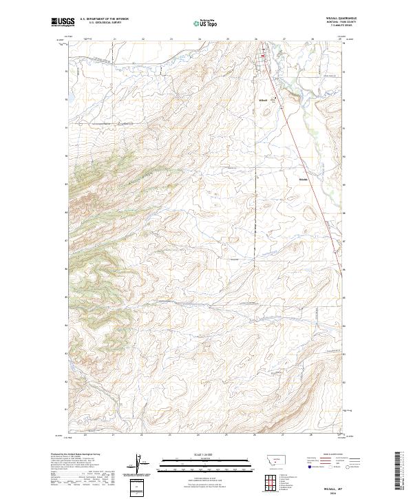 USGS Topographic Map – Wilsall