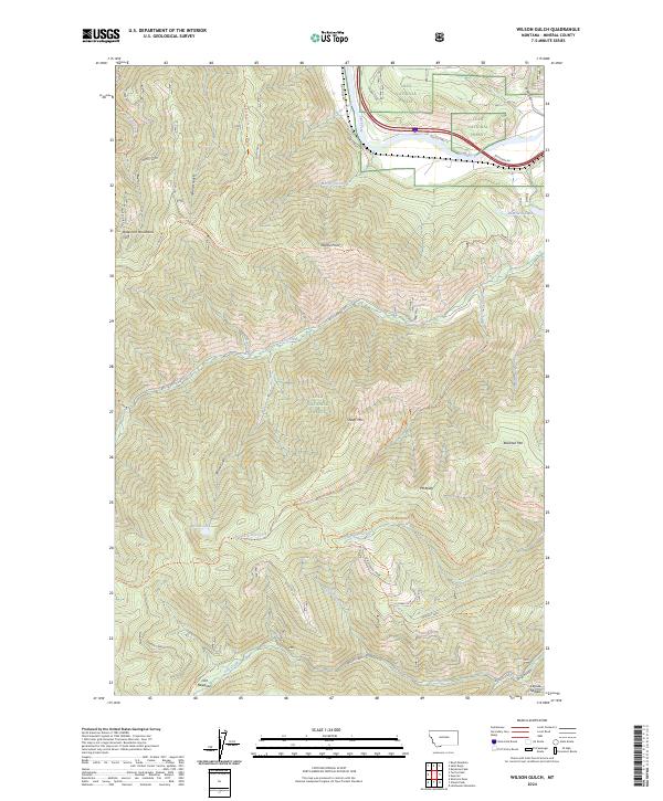 USGS Topographic Map – Wilson Gulch