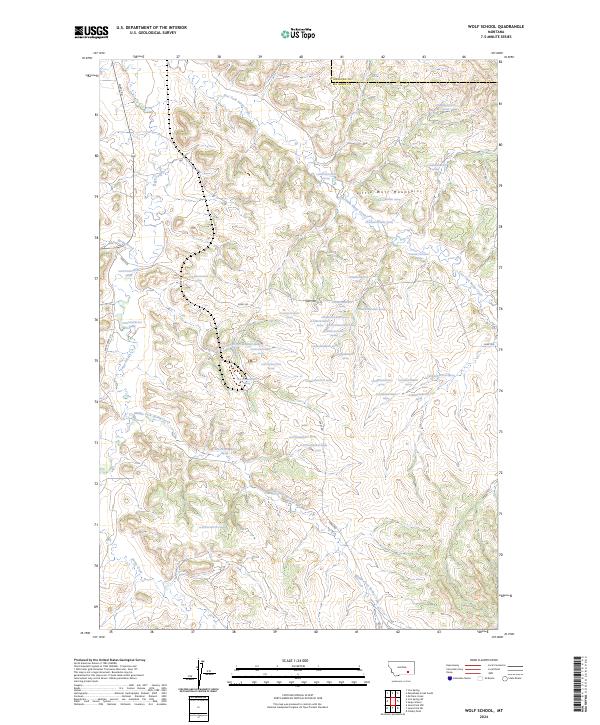 USGS Topographic Map – Wolf School