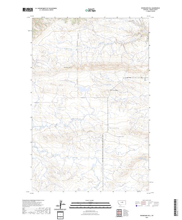 USGS Topographic Map – Woodhawk Hill