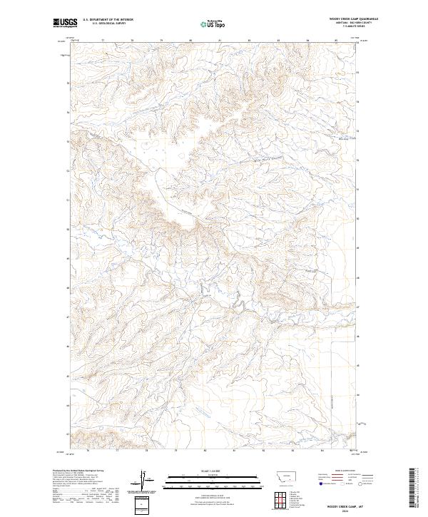 2024 Map of Woody Creek Camp, 2024 Print