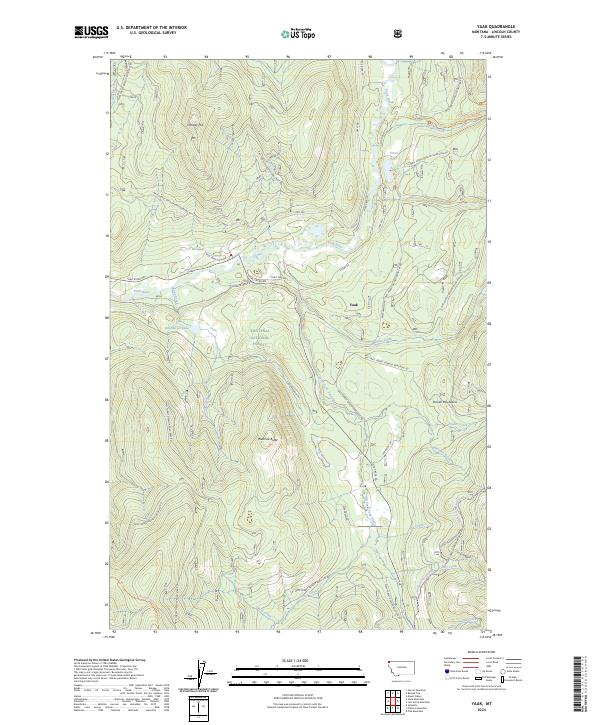 USGS Topographic Map – Yaak