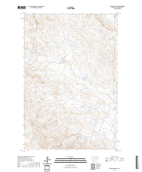 2024 Map of Yablonski Ranch, 2024 Print