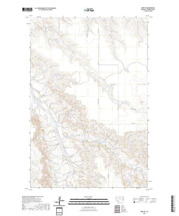 USGS Topographic Map – Zero NE
