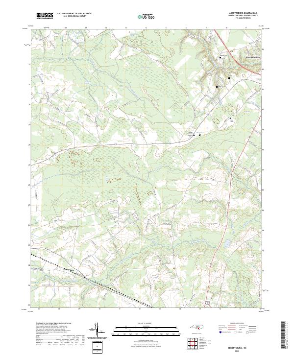 USGS Topographic Map – Abbottsburg