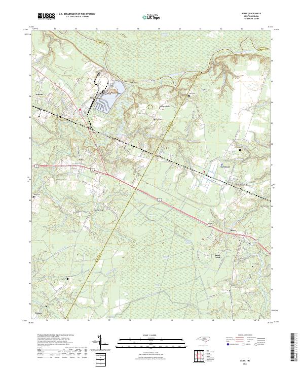 USGS Topographic Map – Acme